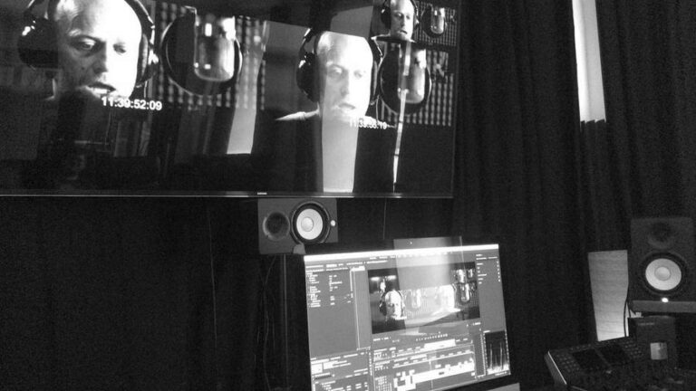 Musikproduktion im Studio